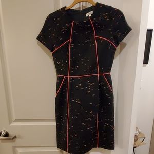 Shoshanna Black with Pink Trim Dress Size 0